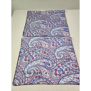 American Living‎ by Ralph Lauren Bay Harbor King Pillow Shams 2 Patriotic 40x24